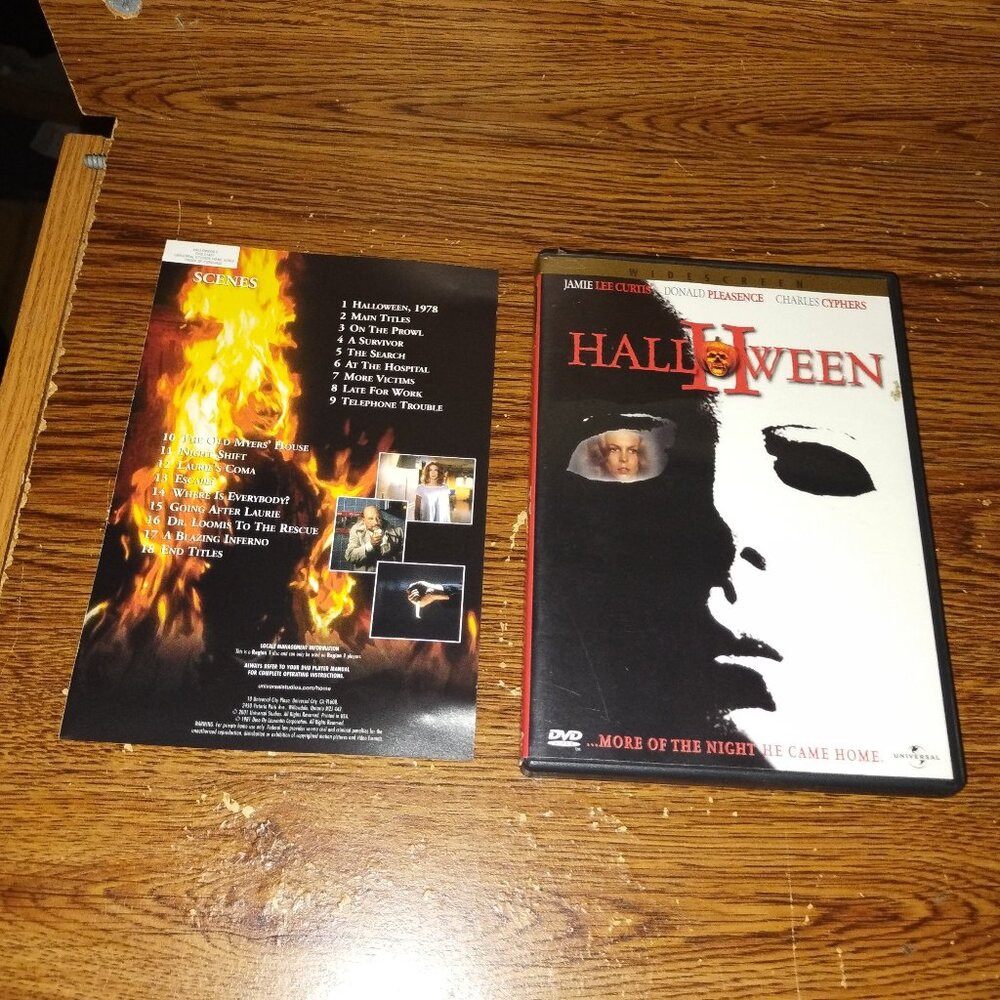 Halloween II (DVD, 2001, Widescreen, Canadian)